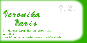 veronika maris business card